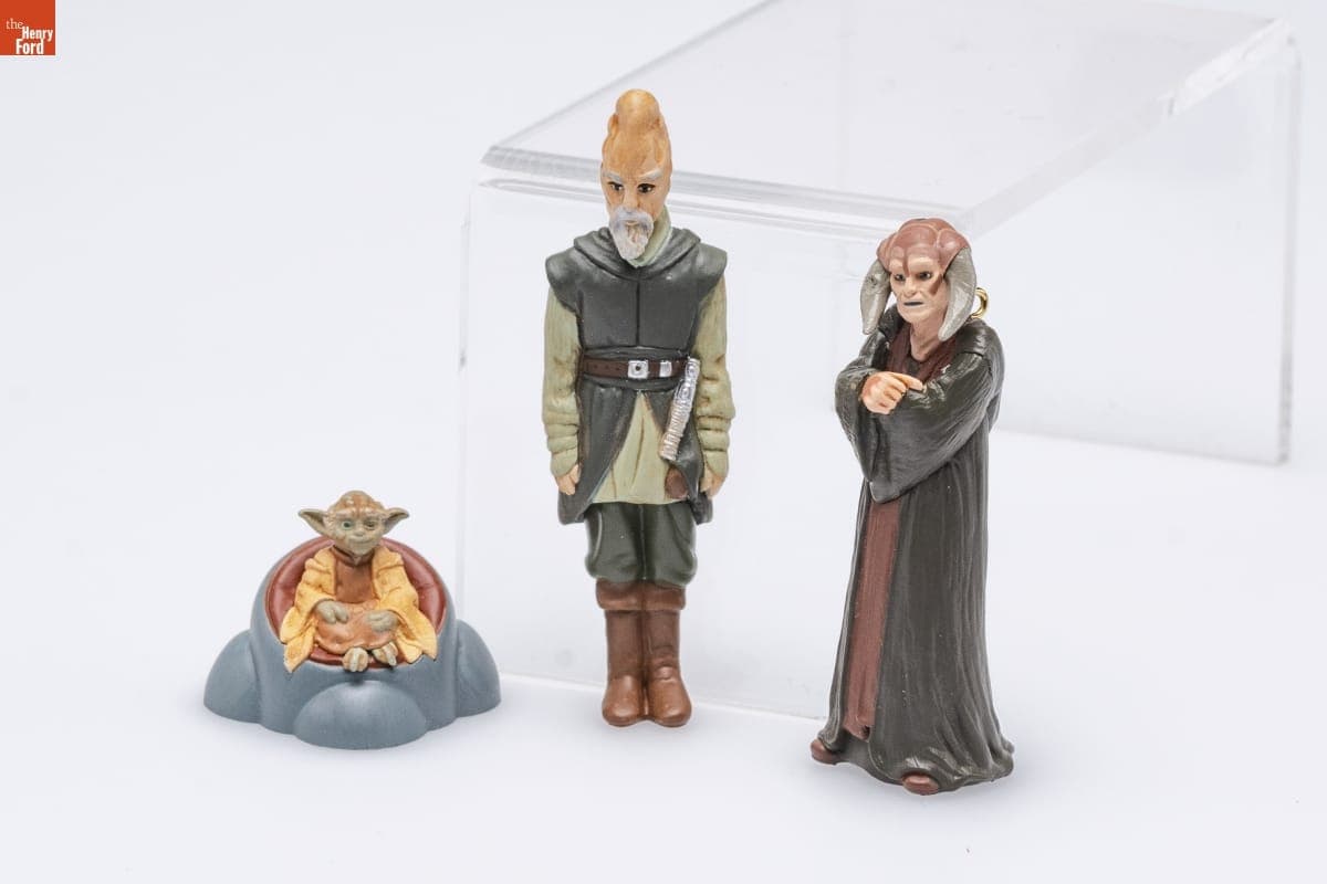 Hallmark "Star Wars Episode I: Jedi Council Members Saesee Tiin, Yoda and Ki-Adi-Mundi" Miniature Christmas Ornaments, 2000