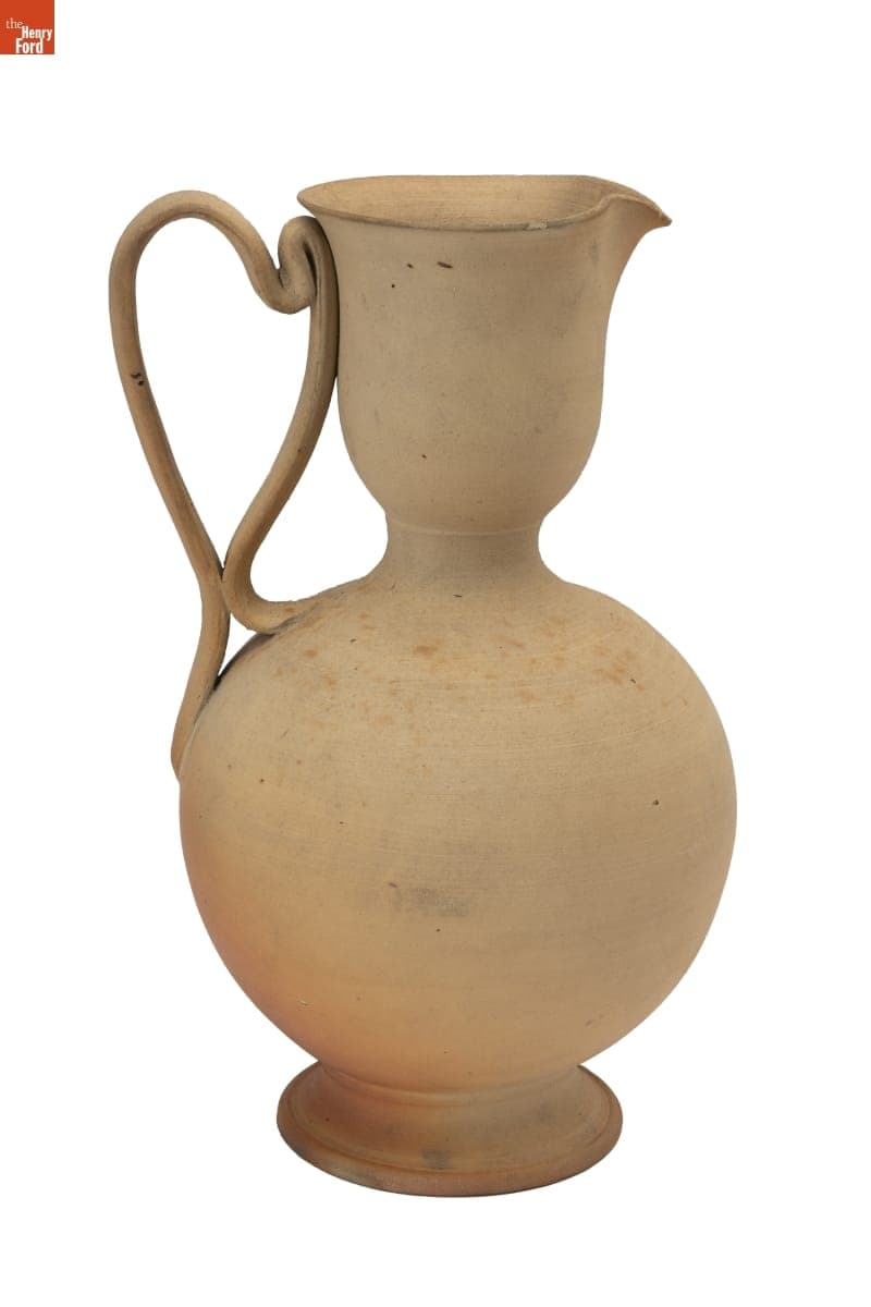 Pitcher by George Ohr and Susan Frackelton, 1899