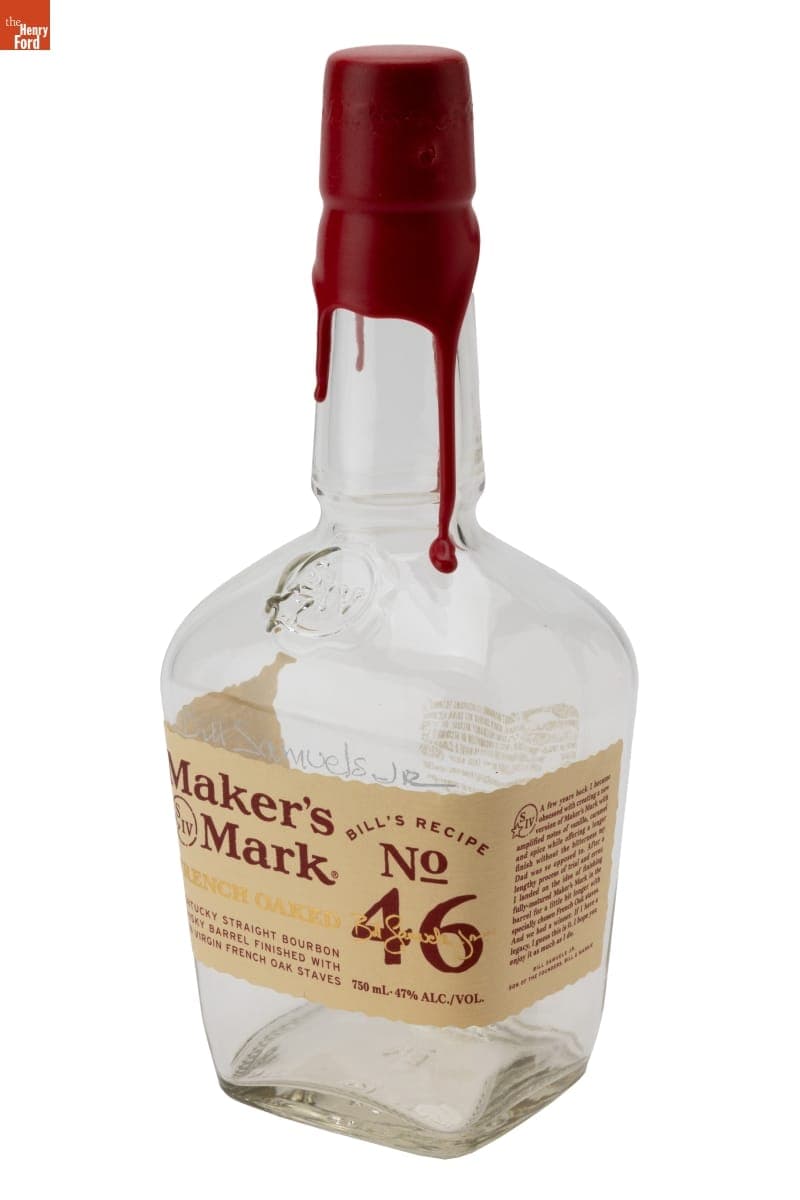 "Maker's Mark Bill's Recipe No. 46" Bourbon Bottle, 2024