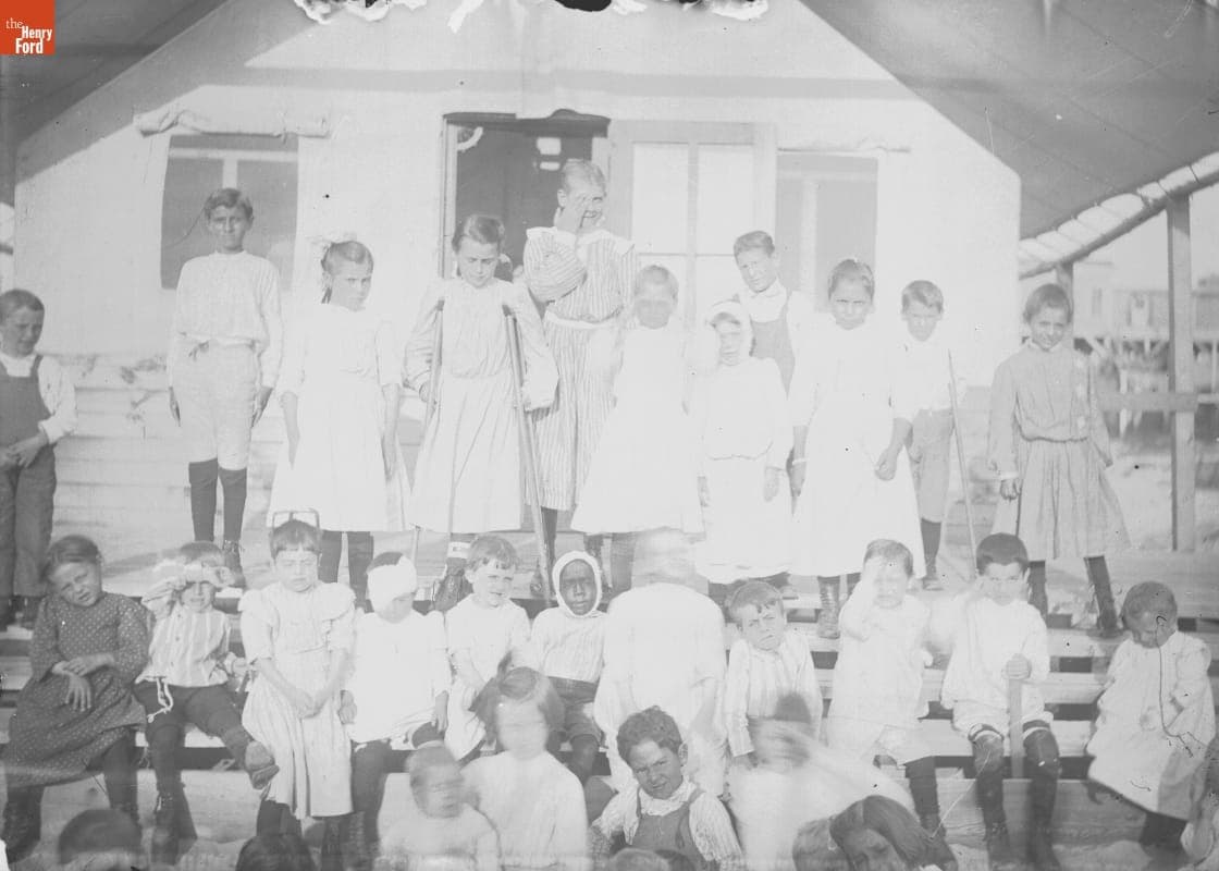 People on Pier at Flushing Bay, 1890-1915