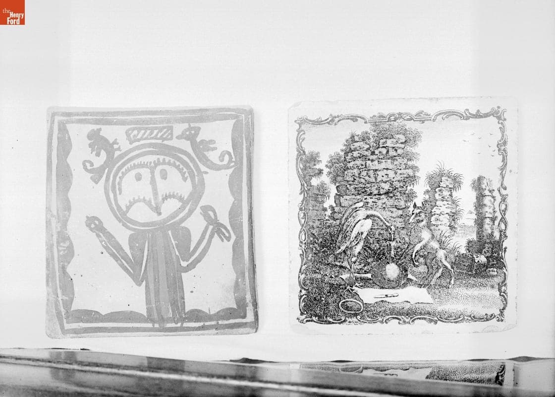 Decorative Tiles from the Collection of W. G. Bowdoin, Long Island Historical Society, 1890-1915