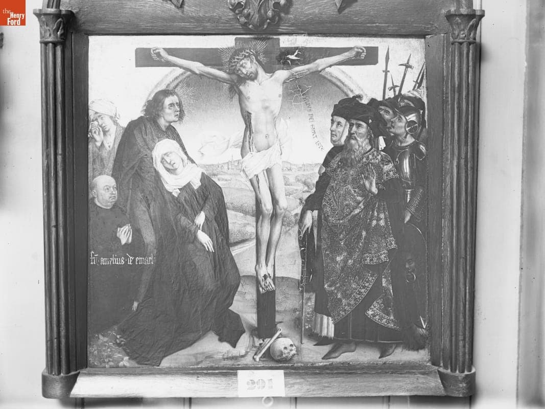 Painting of Crucifixion, 1890-1915