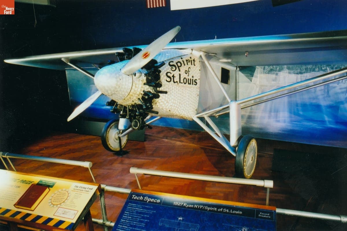1927 Ryan "Brougham" NYP B-1 Monoplane, Replica of the "Spirit of St. Louis"