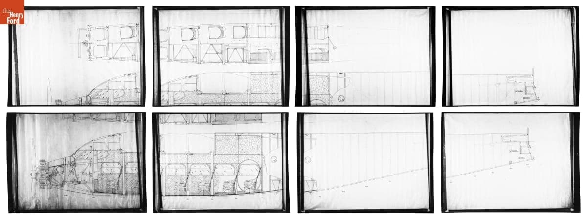 Cutaway Drawing of a Ford Tri-Motor (4-AT)
