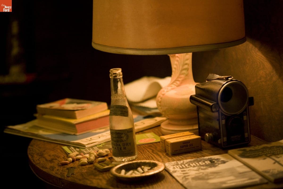Tourist Cabin from Irish Hills Area of Michigan, on Exhibit in Henry Ford Museum (detail), September 2007