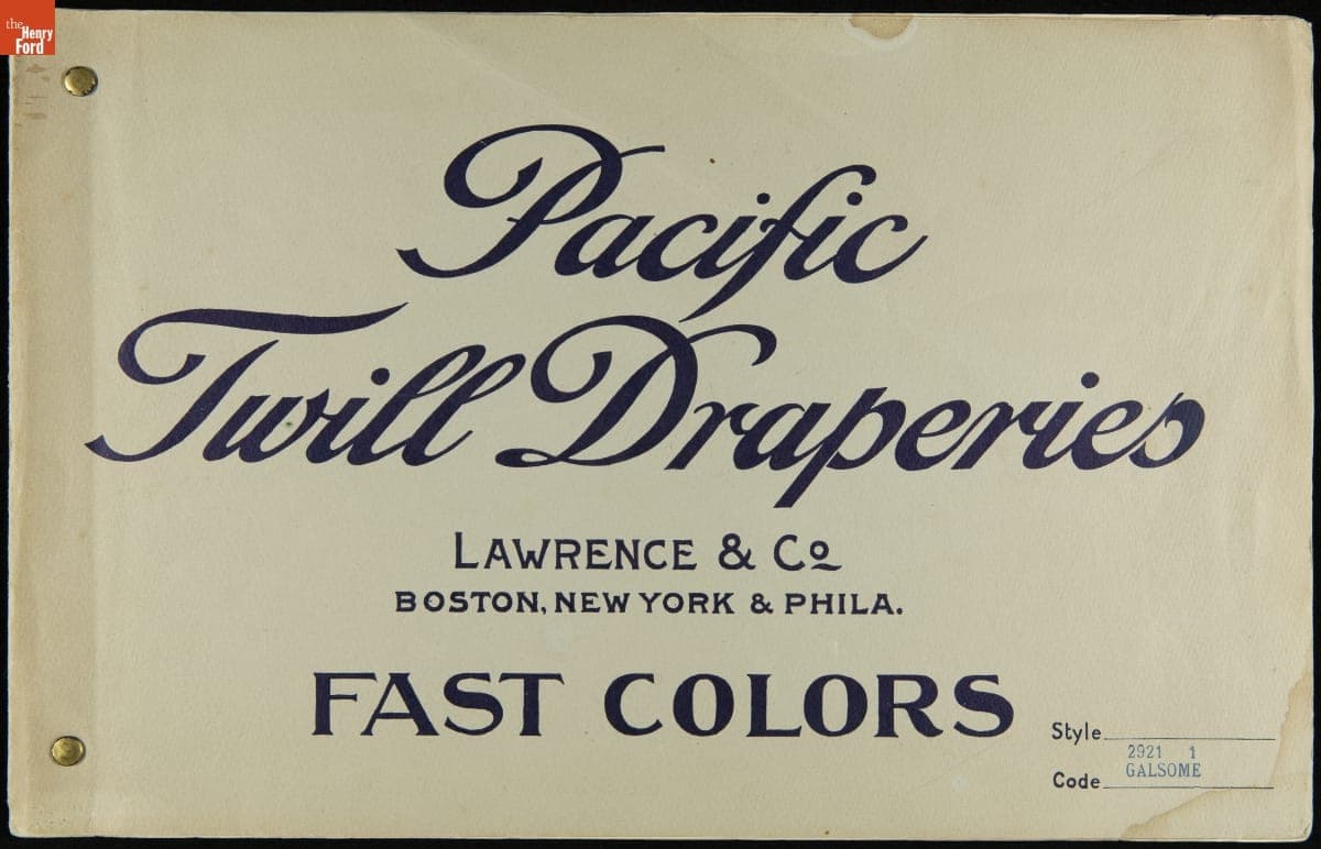 Lawrence & Co., Pacific Twill Draperies, "29211 Galsome," circa 1965