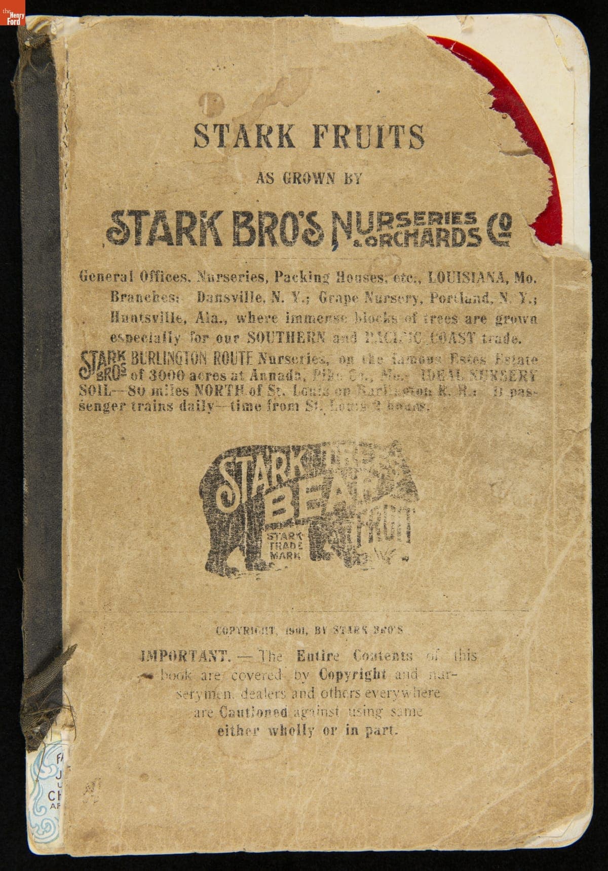 Stark Fruits as Grown by Stark Bro's Nurseries & Orchards Co., 1902