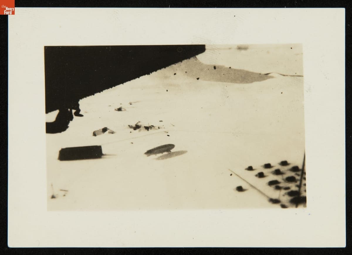 Airship "Norge" before the Amundsen-Ellsworth-Nobile Transpolar Flight, May 1926