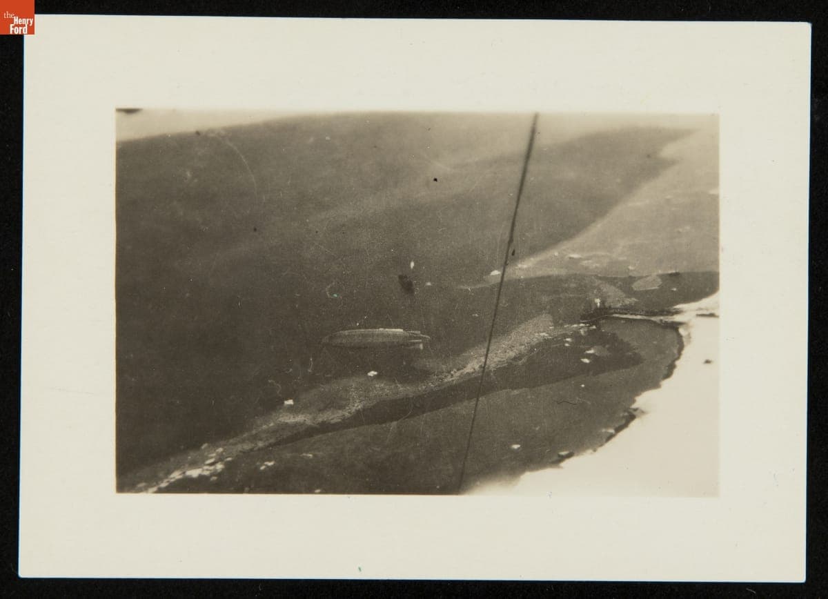 Airship "Norge" before the Amundsen-Ellsworth-Nobile Transpolar Flight, May 1926