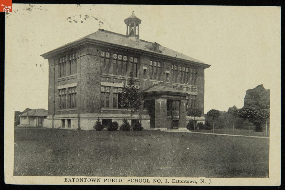 Eatontown Public School No. 1, Eatontown, New Jersey, 1917
