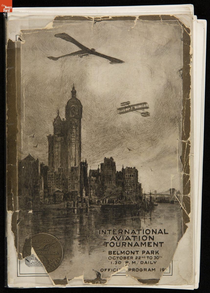 Official Programme of the International Aviation Tournament at Belmont Park, October 22 to 30, 1910