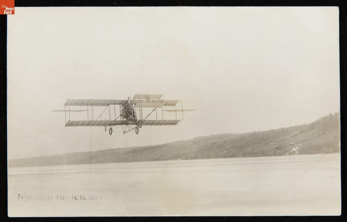 Curtiss Aircraft in Flight, 1910