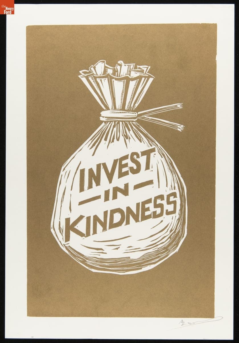 Public Service Poster, "Invest in Kindness," 2020