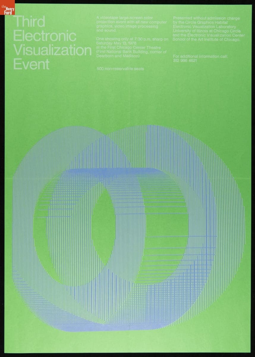 Poster, "Third Electronic Visualization Event," 1978