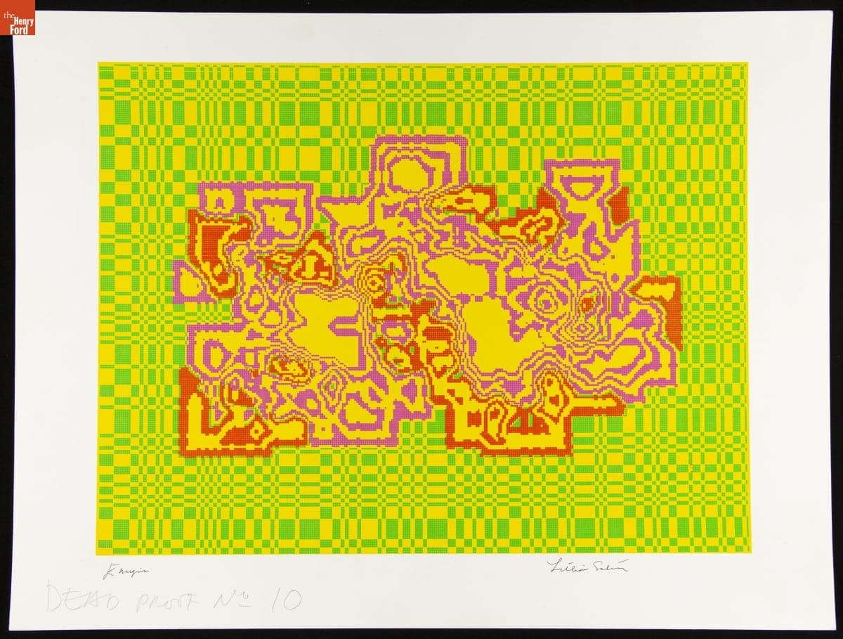 "Enigma" by Lillian Schwartz