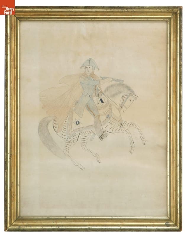 Drawing of General George Washington, circa 1850