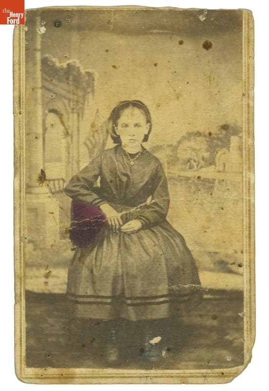 Portrait of Matilda "Tillie" Buckner, Age 11, Kentucky, 1869