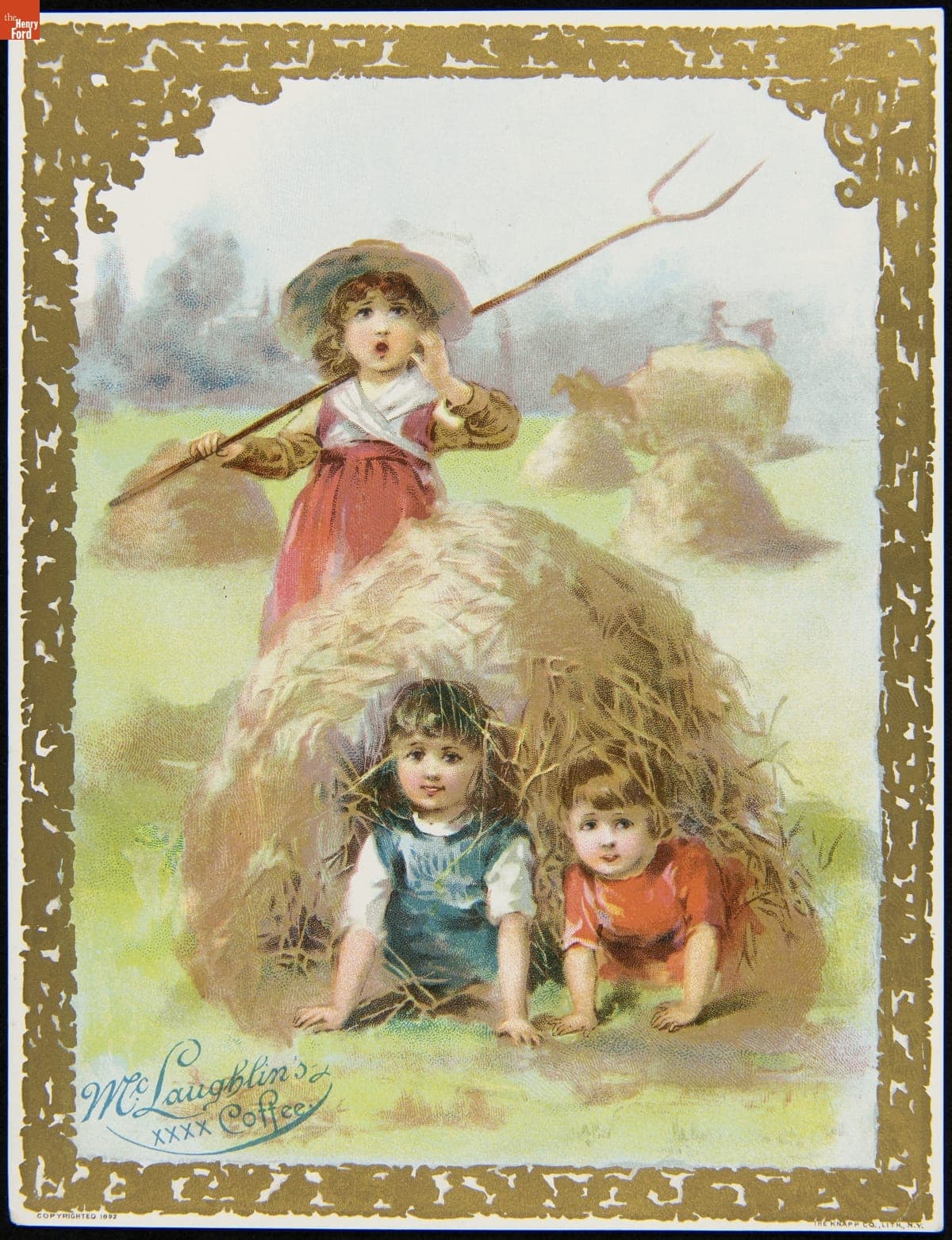 Trade Card for McLaughlin's XXXX Coffee, W.F. McLaughlin & Co., 1892