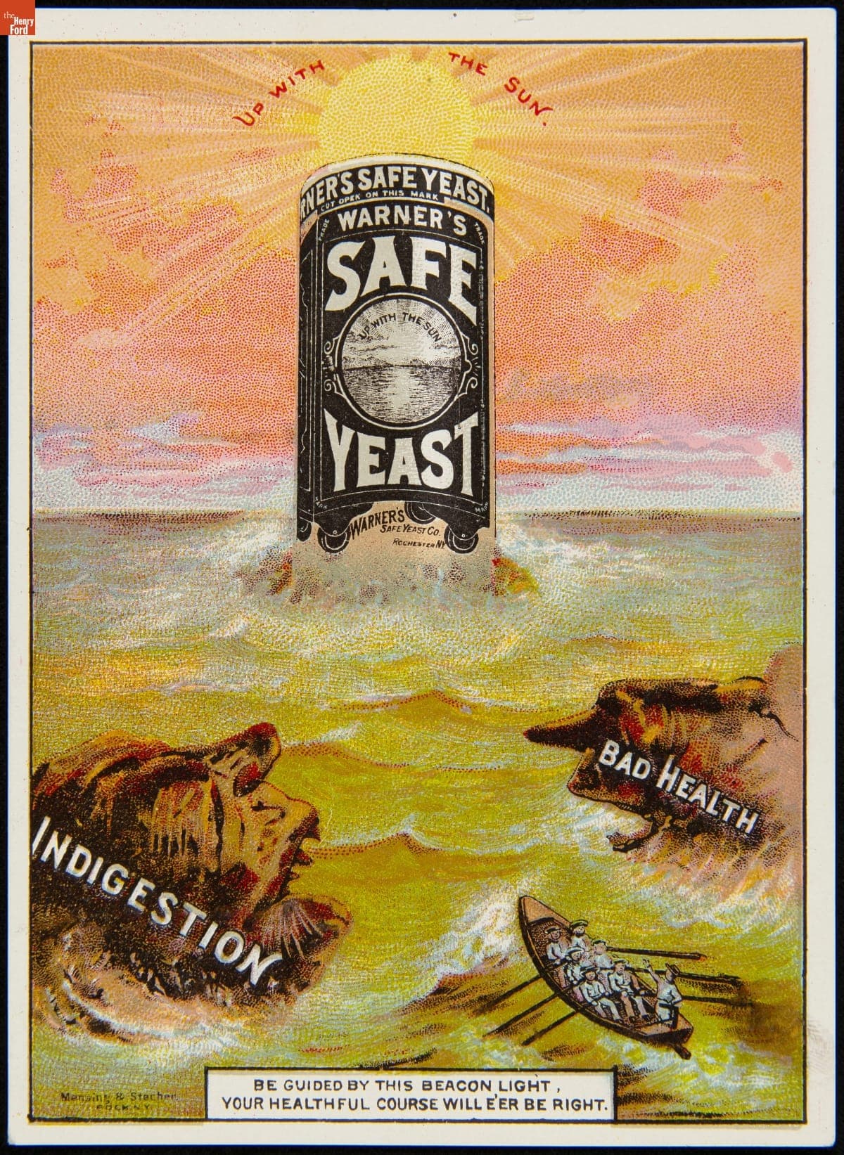 Trade Card for Warner's Safe Yeast, H.H. Warner & Co., circa 1885