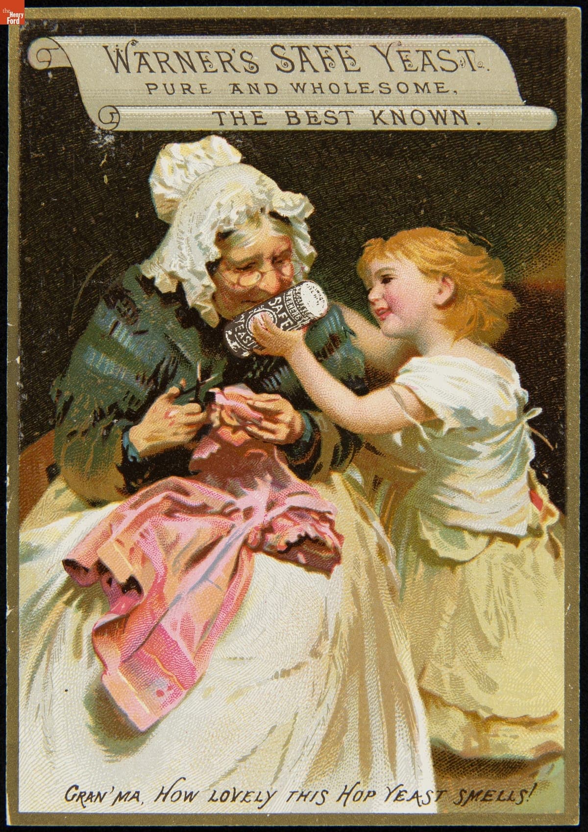 Trade Card for Warner's Safe Yeast, H.H. Warner & Co., 1886-1900