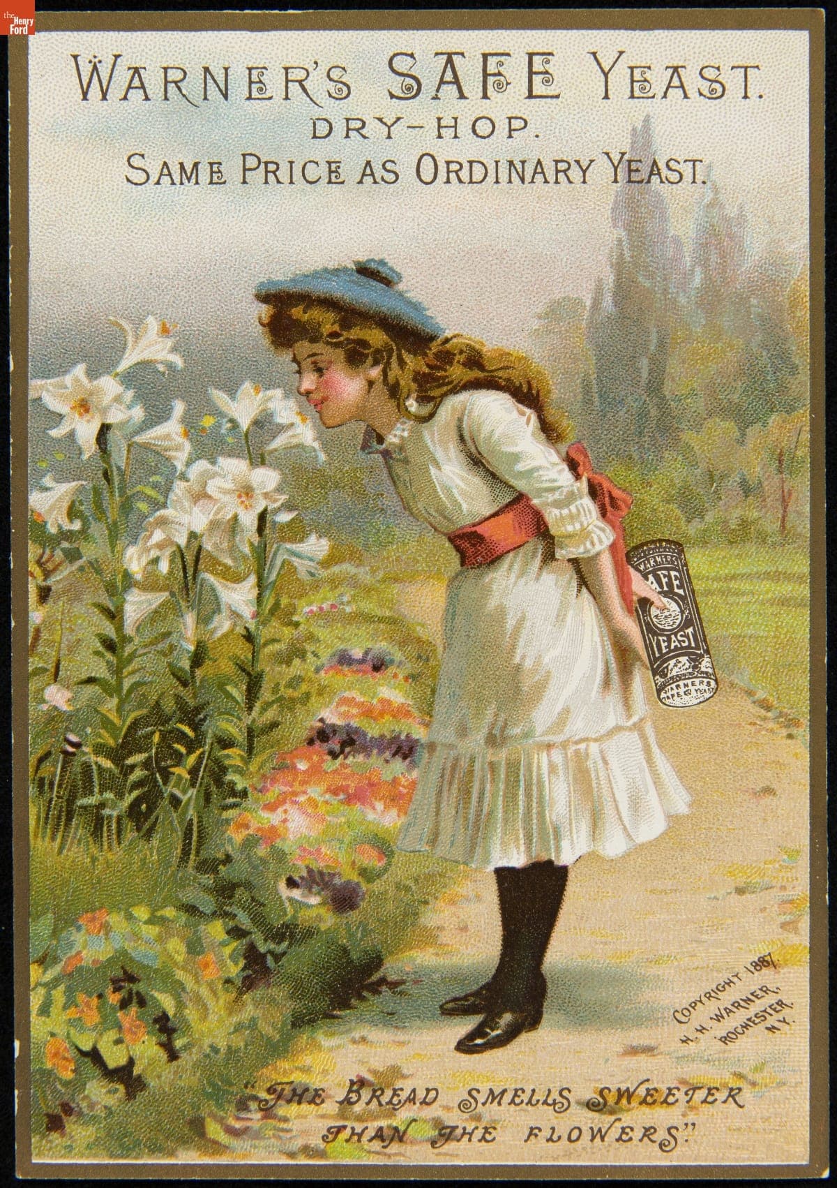 Trade Card for Warner's Safe Rheumatic Cure, H.H. Warner & Co., 1887