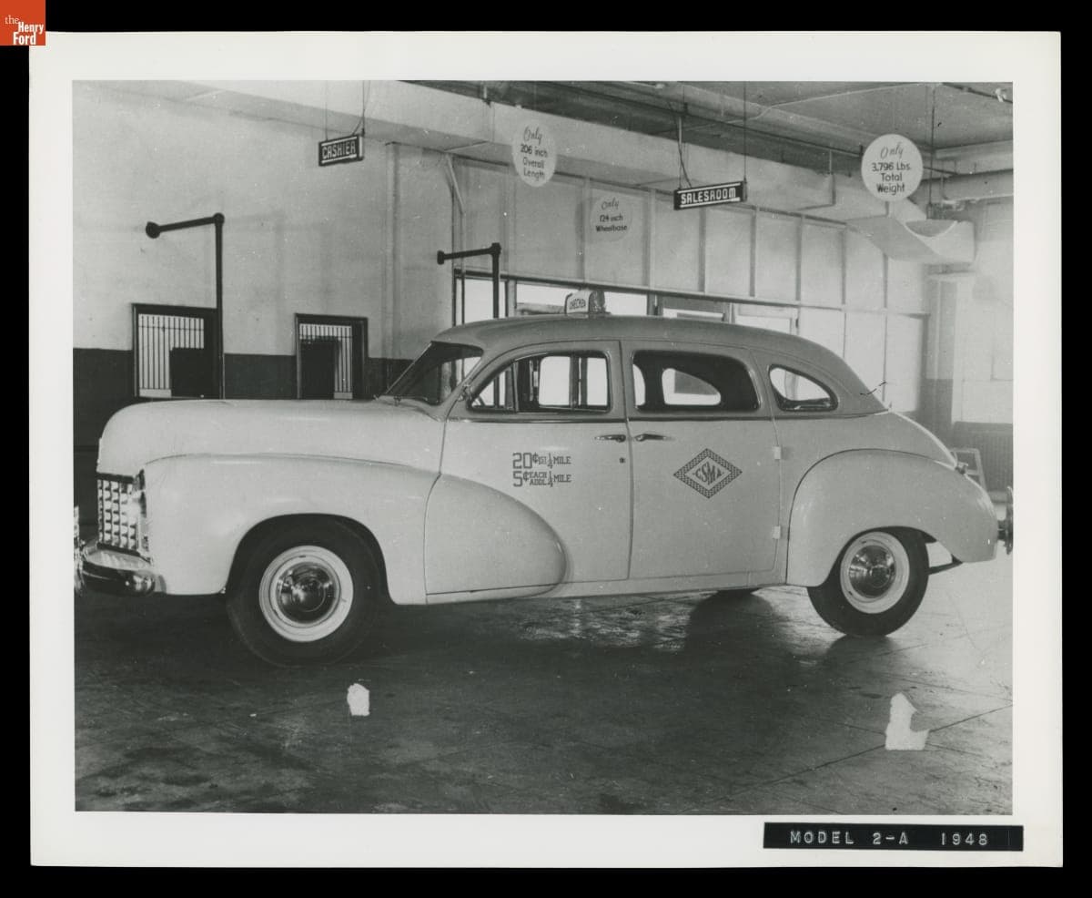 Model 2-A Checker Taxicab, 1948