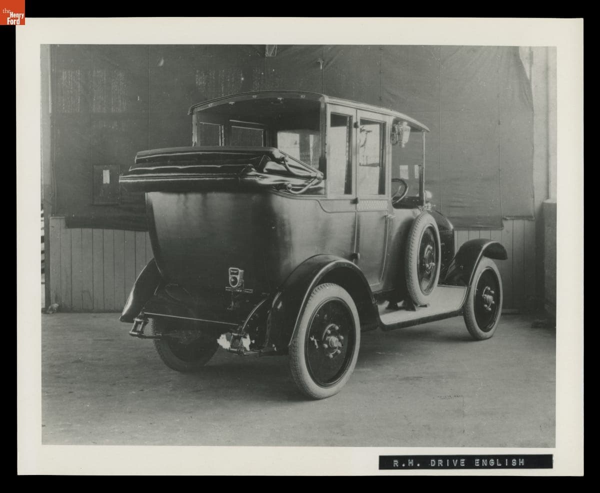 Right-Hand Drive English Taxicab