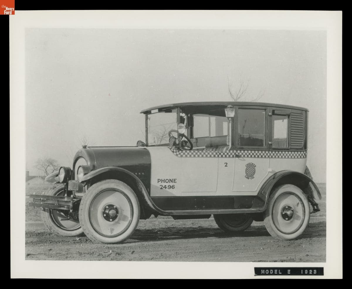 Model E Checker Taxicab, 1923
