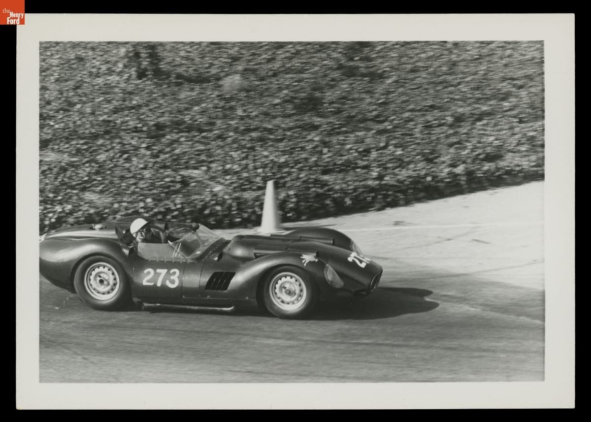 Lister Corvette Driven by Jim Hall in the First Los Angeles Examiner Grand Prix, March 1959