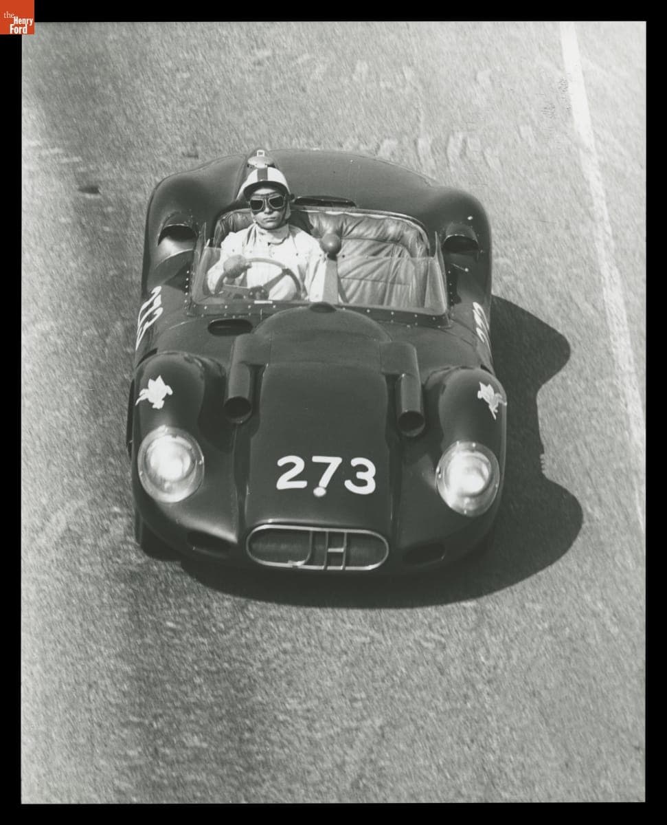 Lister Corvette Driven by Jim Hall in the First Los Angeles Examiner Grand Prix, March 1959