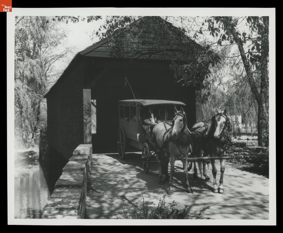 Ackley Covered Bridge in Greenfield Village
