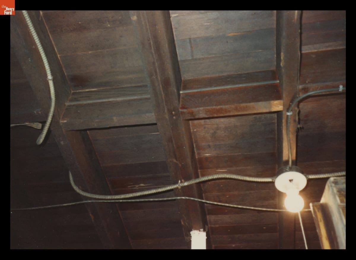 View of the Undercarriage and Floor of the Colonial Diner from the Basement, Brockton, Massachusetts, February 1992