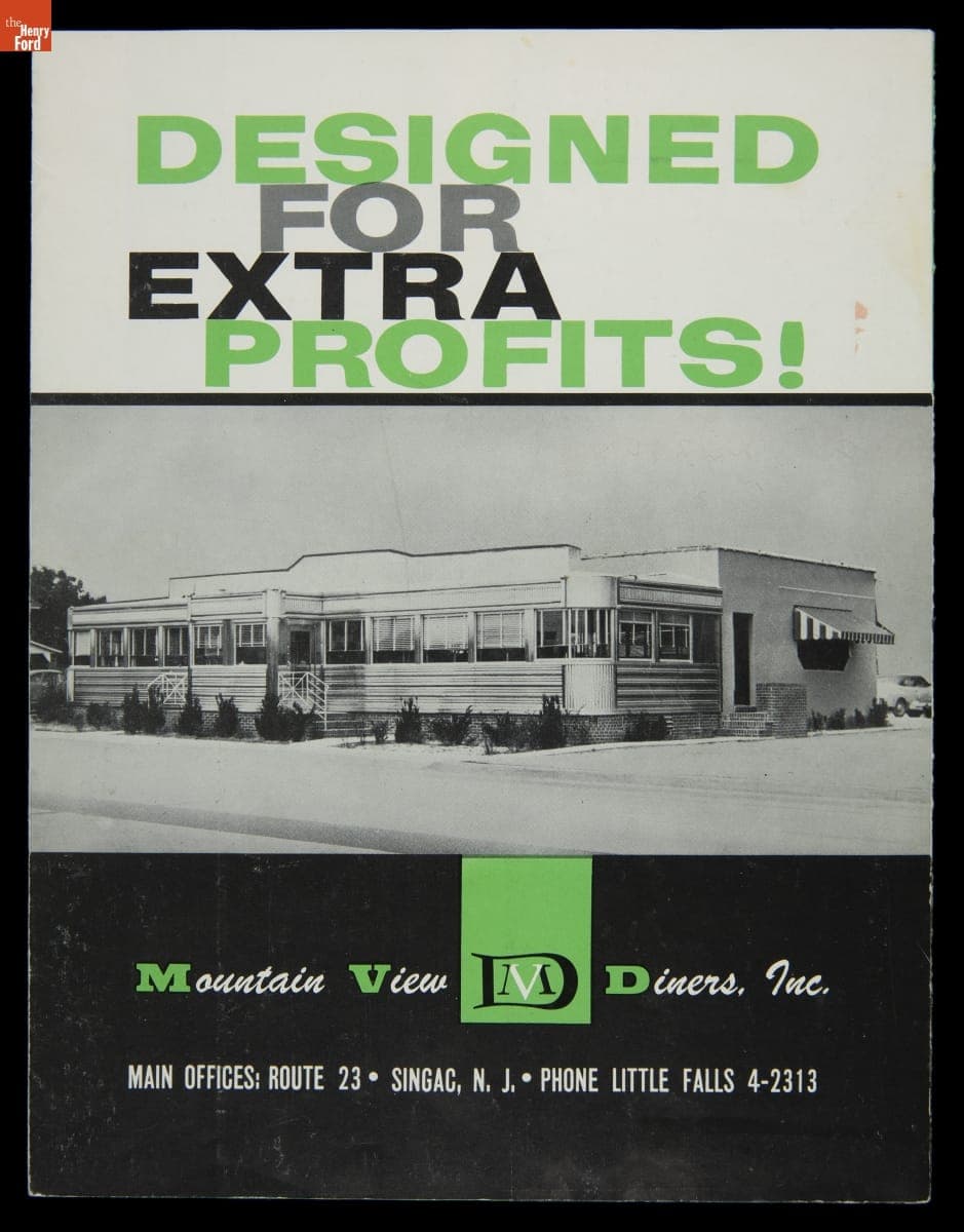 Mountain View Diners Catalog, "Designed for Extra Profits!," circa 1955