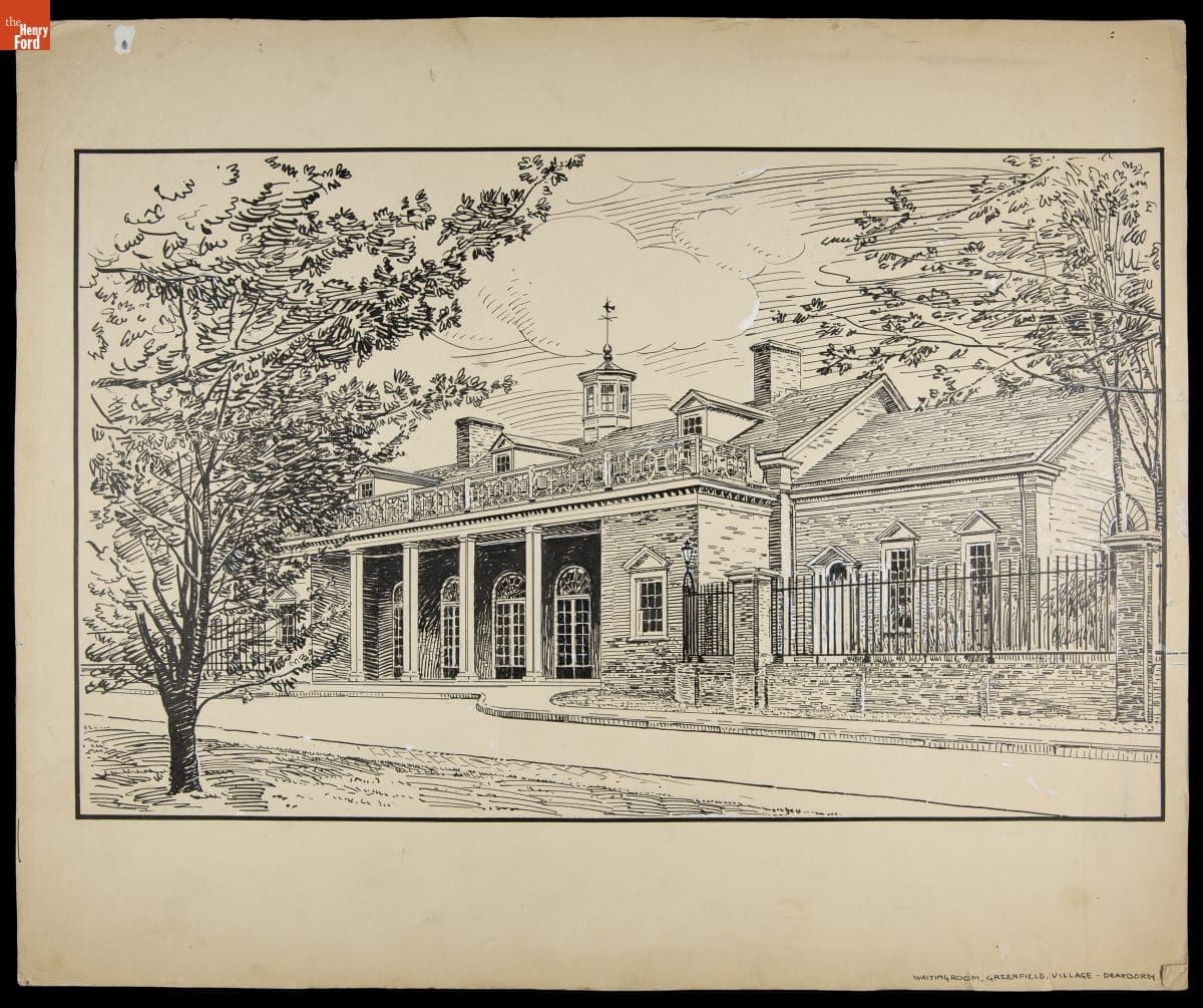 Greenfield Village Entrance Building, circa 1936