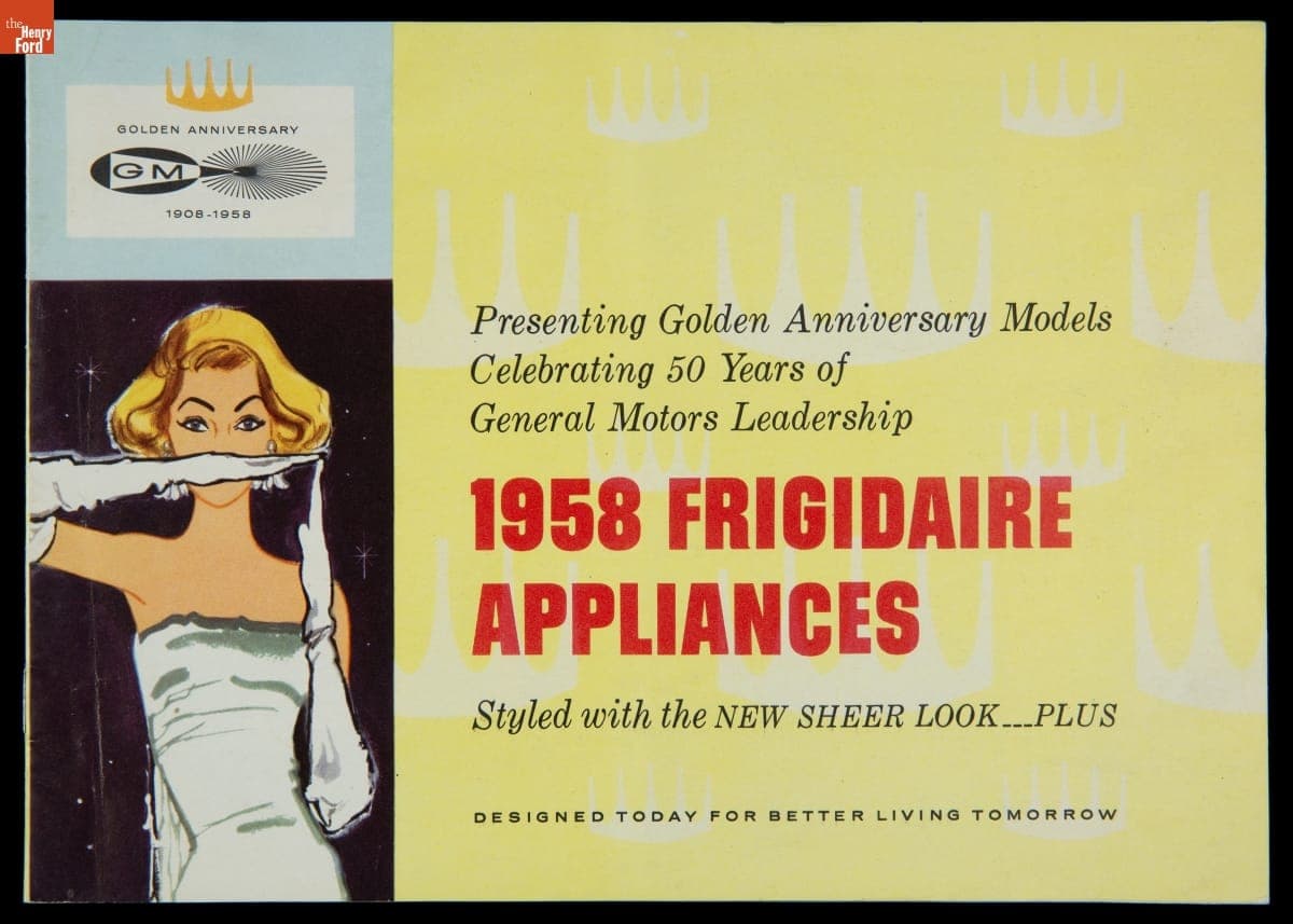 "Presenting Golden Anniversary Models... 1958 Frigidaire Appliances," 1958