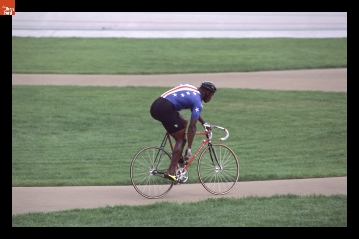Team USA Bicyclist in the 1984 Los Angeles Olympics