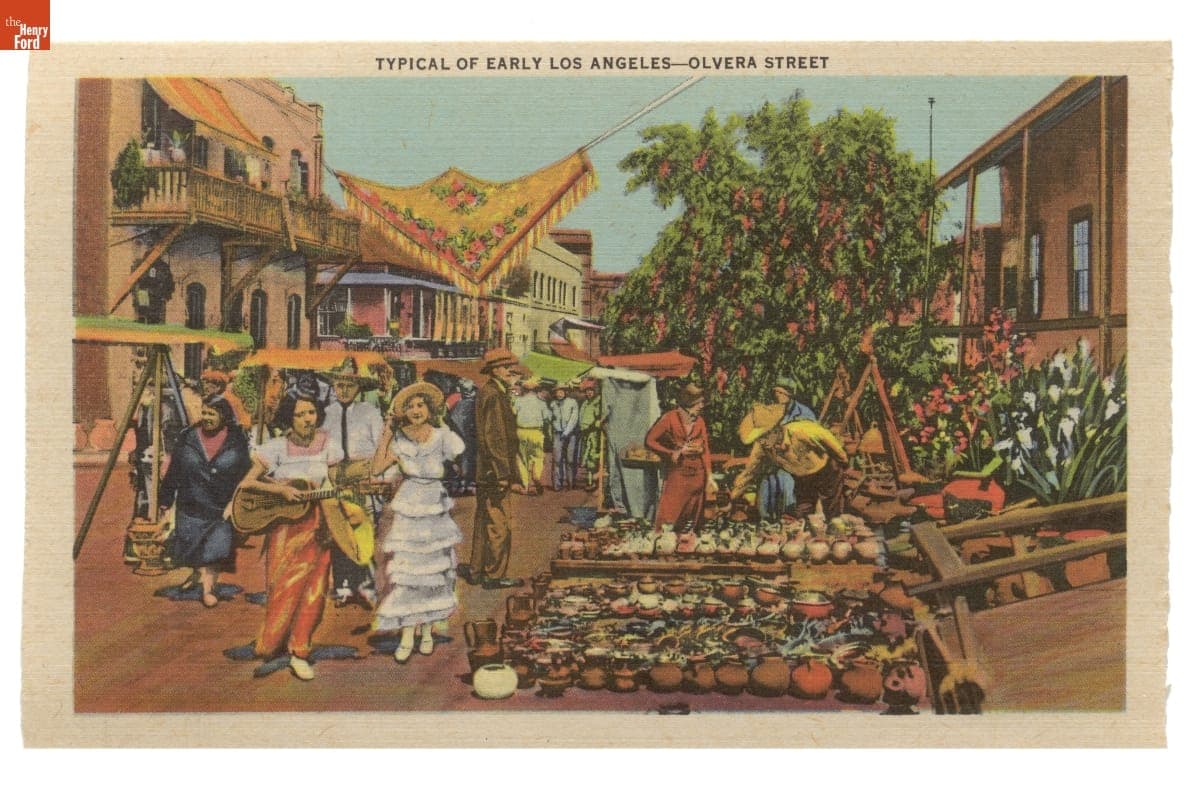 Postcard Viewbook of Los Angeles, California, circa 1943