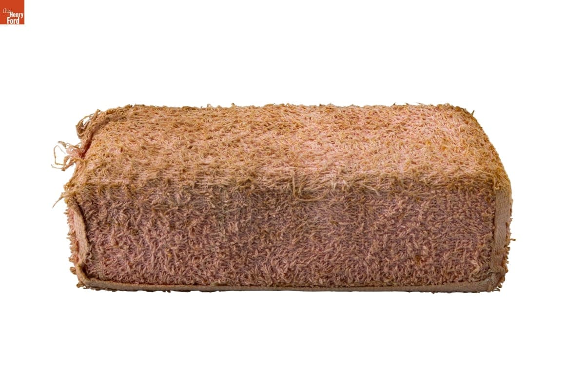Carpeted Brick Used as a Doorstop by the Jackson Family, Selma, Alabama