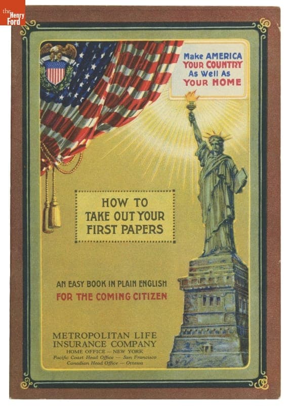 "How to Take Out Your First Papers: An Easy Book in Plain English for the Coming Citizen," circa 1923