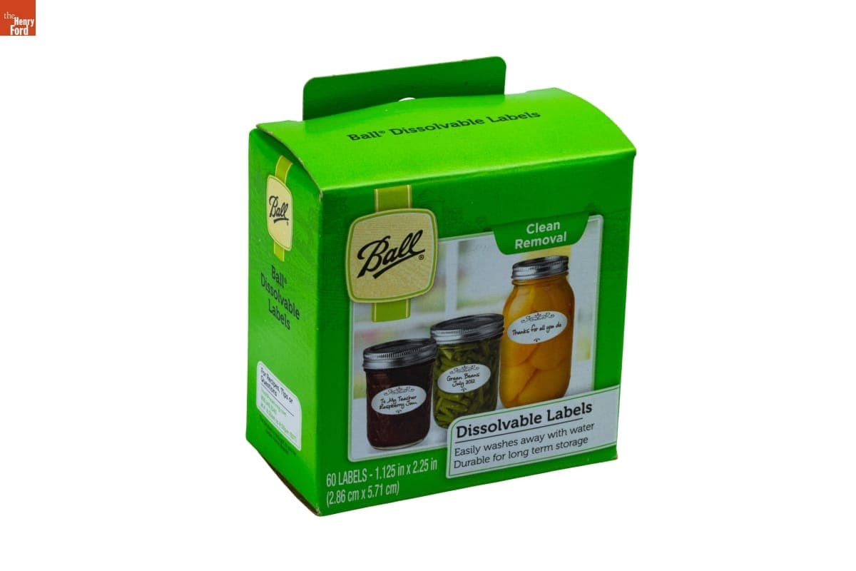 Ball Dissolvable Labels Used by the Jackson Family, Selma, Alabama