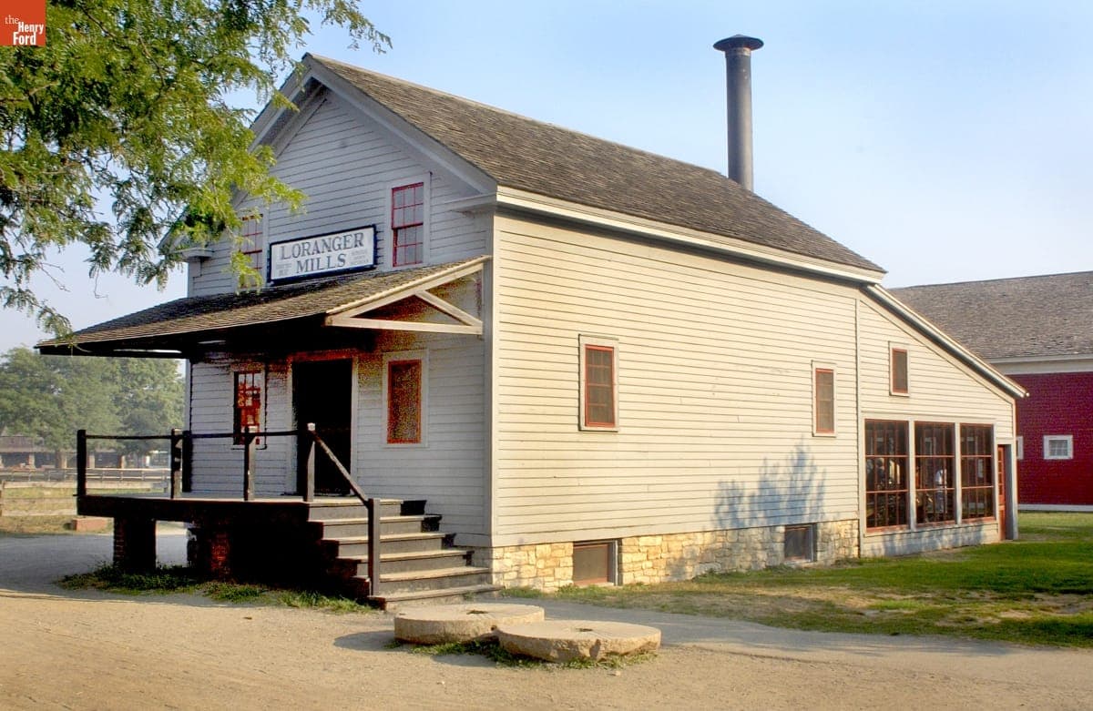 Loranger Gristmill before Relocation during the Greenfield Village Restoration Project, September 2002