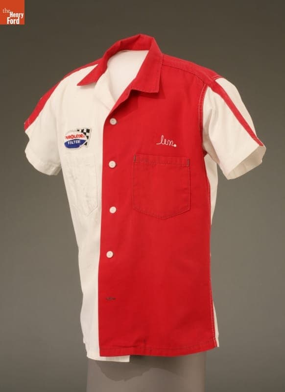 Wood Brothers Racing Pit Crew Shirt, circa 1969