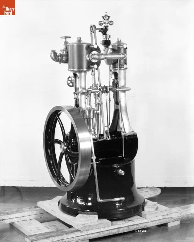 Herreshoff Stationary Steam Engine, Used by Princeton University, 1879