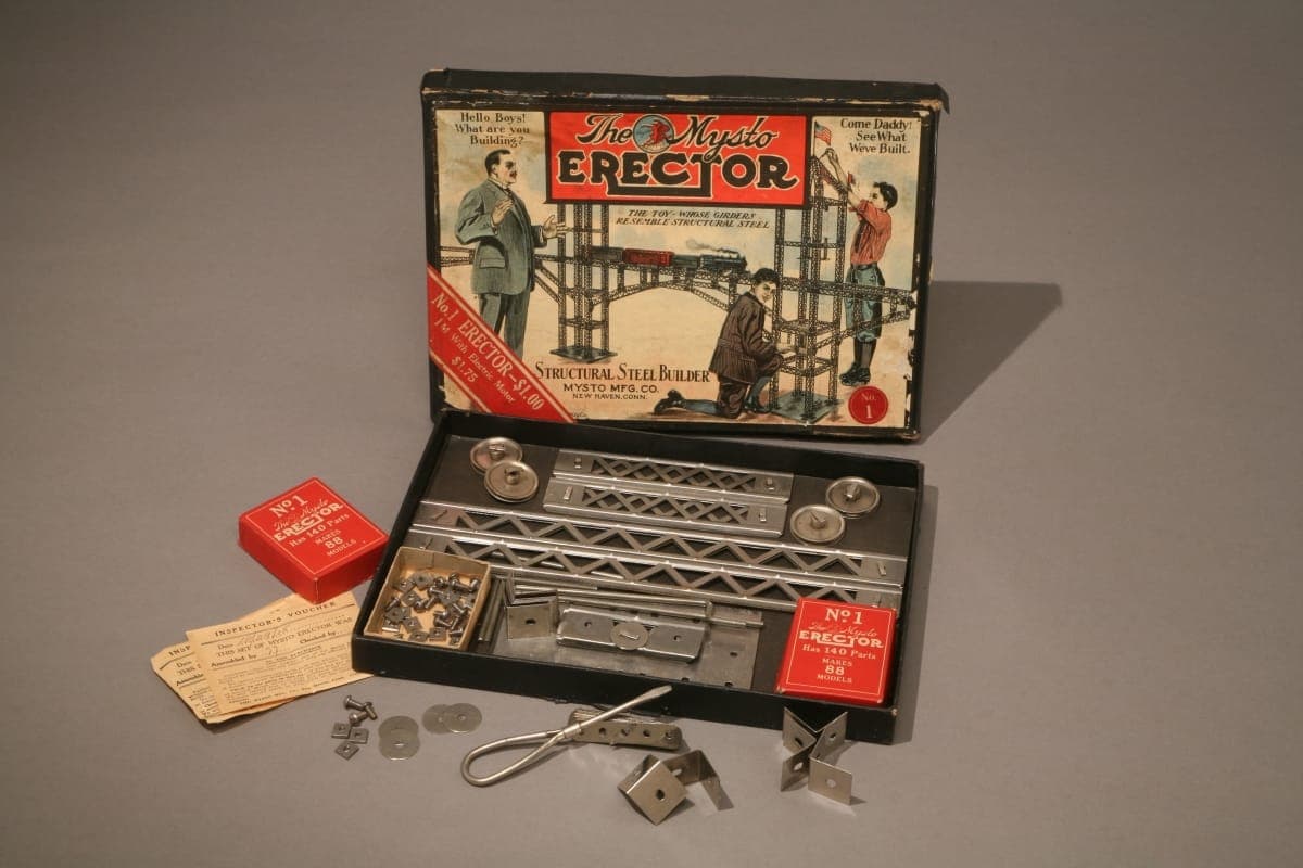 The Mysto Erector Structural Steel Builder Play Set, 1915