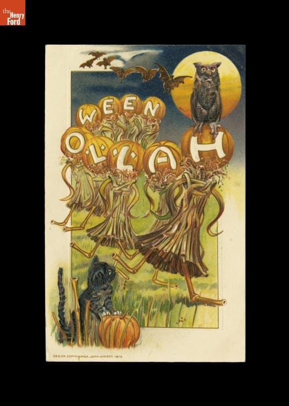 Halloween Postcard, 1913