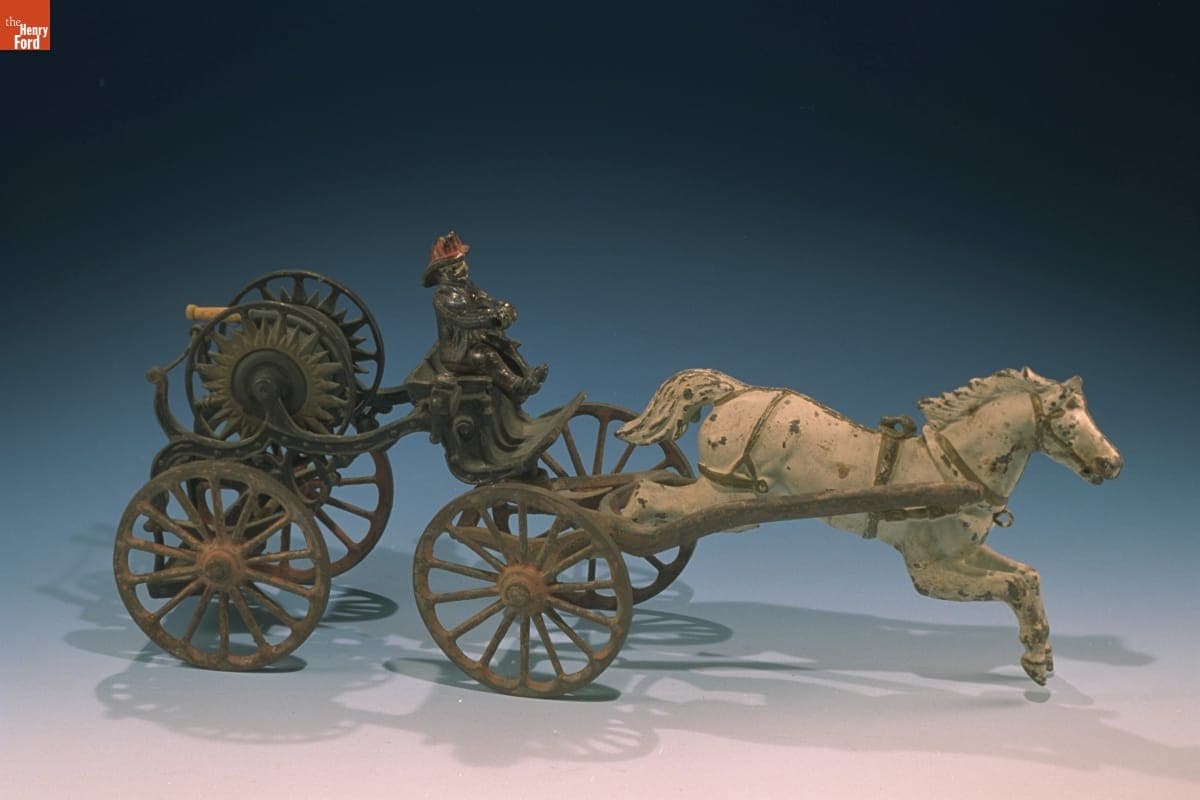 Hose Carriage Pull Toy, 1890-1910