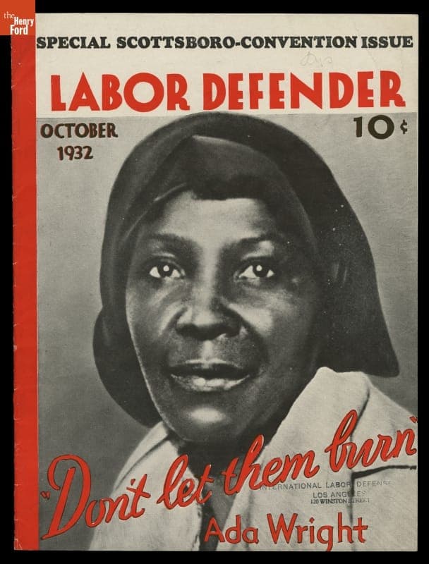 Magazine, "Labor Defender; Special Scottsboro - Convention Issue," October 1932