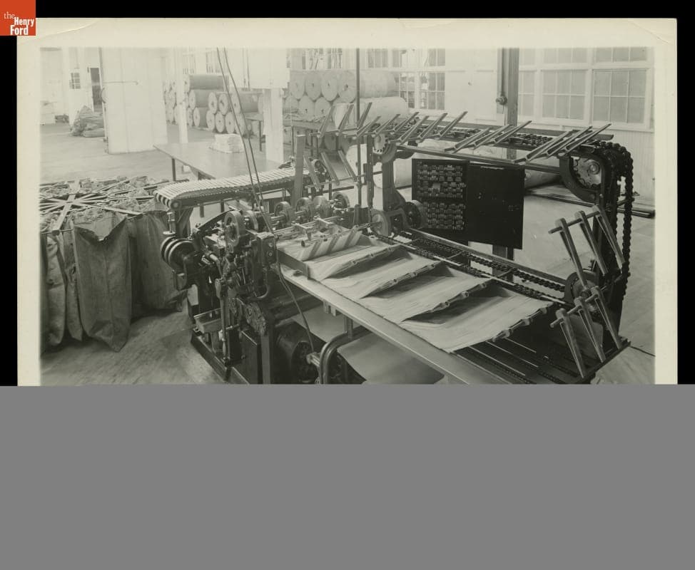 Mailing Room at Dearborn Publishing Company, Henry Ford & Son Tractor Plant, Dearborn, Michigan, 1919