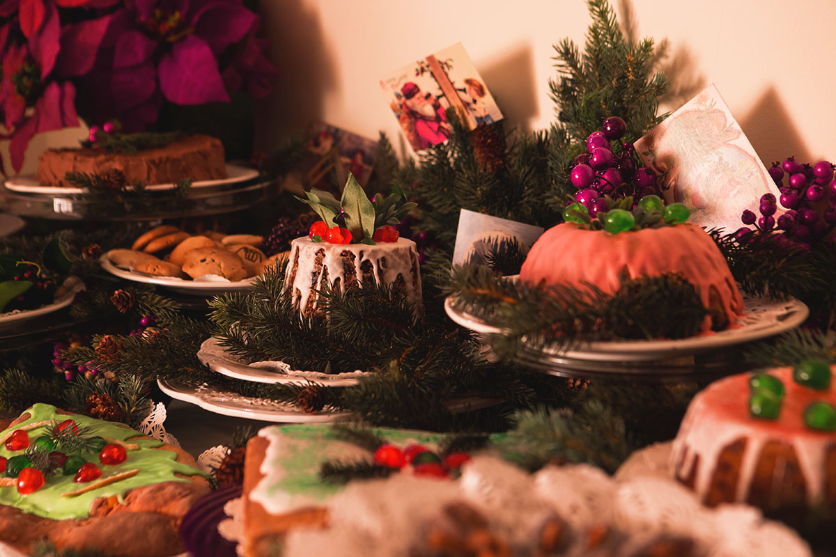 Christmas treats laid out for guests to see during Holiday Nights at the Edison Homestead. THF Photography, 2015.