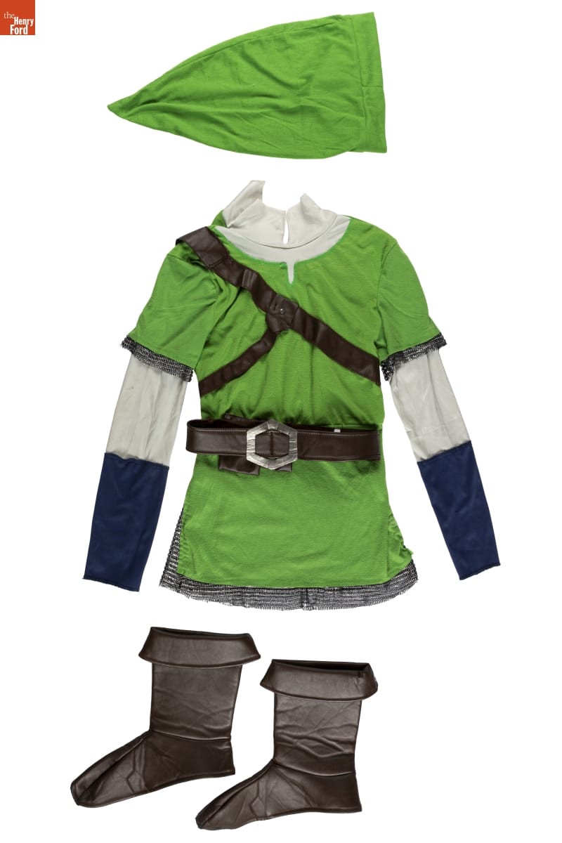 >Link costume worn by Isaac Morland of Canton, Michigan, 2021.
